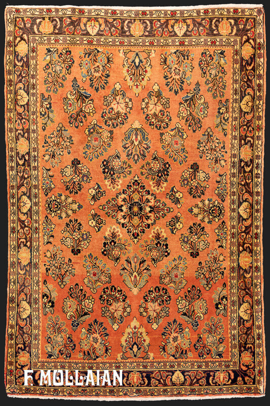 Petit Tapis Sarouk Persan Ancien n°:60296225